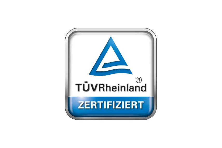 TÜV Heinland zertifiziert
