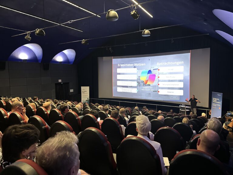 Kinosaal Kulisse AppSphere Innovation Day 2025 in der Kulisse Ettlingen“
