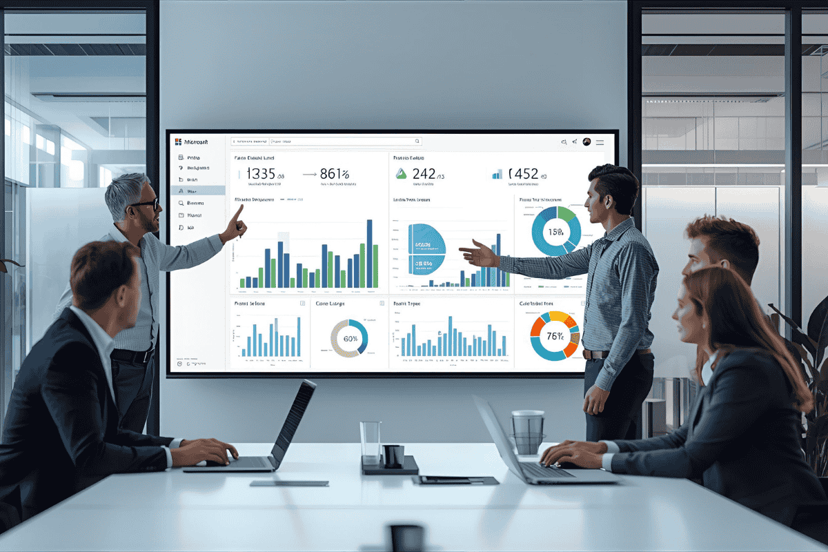 Microsoft Fabric Reporting Dashboard mit KPIs in Power BI