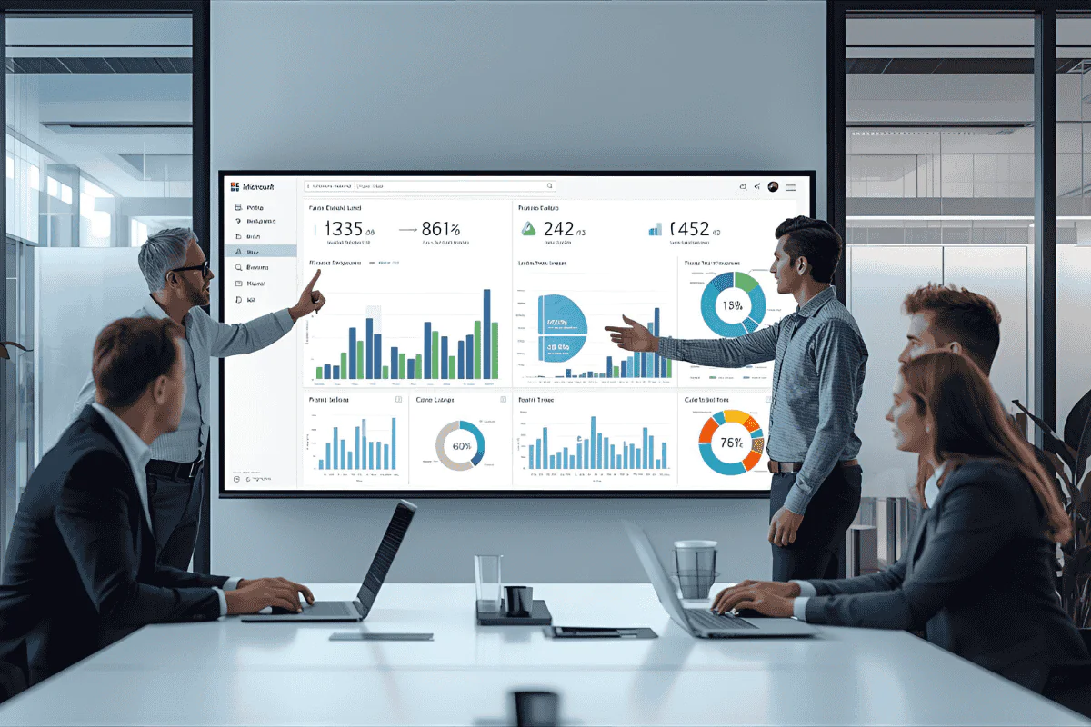 Microsoft Fabric Reporting Dashboard mit KPIs in Power BI
