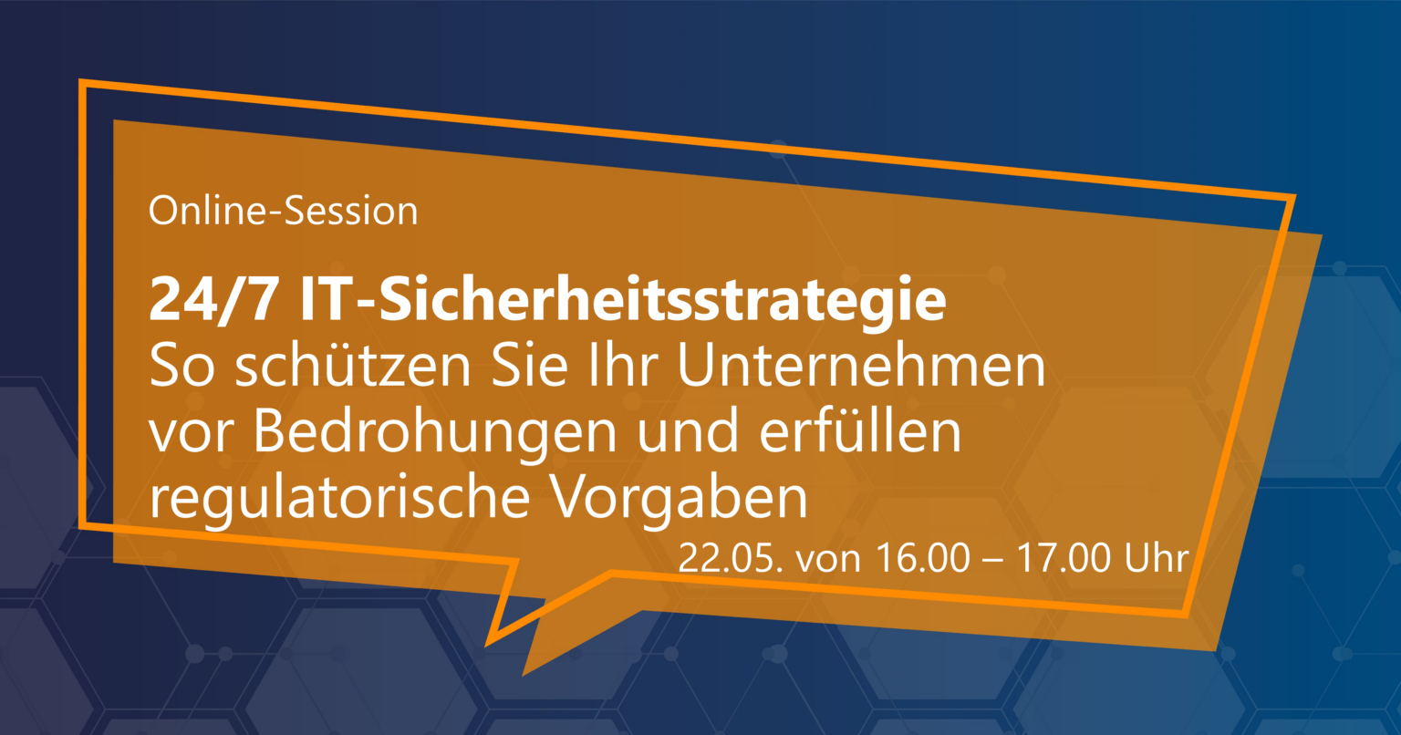 Online-Session zur IT-Sicherheit – Experten von AppSphere und Arctic Wolf zeigen, wie Unternehmen mit 24/7 Überwachung und Incident Response Bedrohungen erkennen und abwehren können.